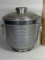 Vintage Hammered Aluminum Ice Bucket