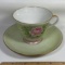 Hutschenrauther Gelb Tea Cup & Saucer Made in Germany