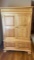 2 pc Wooden Entertainment Cabinet