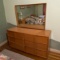 Mid-Century Modern Dresser with Mirror by Heywood Wakefield