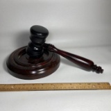 Wooden Gavel Set