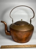 Vintage Copper Kettle with Lid