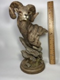 2007 Carved Ram Statue by MCSI