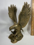 Awesome Heavy Brass Eagle Figurine