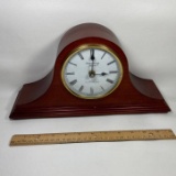 Wooden Strasbourg Manor Quartz Westminster Chime Battery Operated Clock