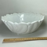 Gorgeous Westmoreland Footed Milk Glass Floral Bowl