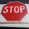 Vintage Reflective Stop Sign