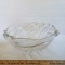 Large Heavy Glass Decorative Display Bowl