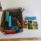 Box Lot of Train Tracks and Some Accessories