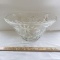 Vintage Star of David with Saw Tooth Edge Punch Bowl