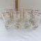 Lot of 8 SC Tricentennial Glasses with Gold Trim