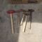 Box Lot of Hammers with Wood Handles