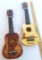 Lot of 2 Vintage Wood Hawaiian Ukulele Leolani 4 String Instruments