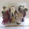 Lot of St. Nicholas And Reindeer Decor