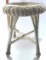 Vintage Wicker Plant Stand or End Table