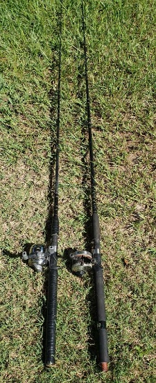 Zebco Omega 191 and Shakespeare Rod and Reels