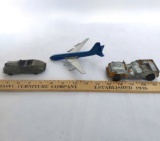 Lot of Vintage Metal Toys