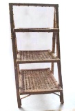 Vintage Wicker 3 Tier Stand