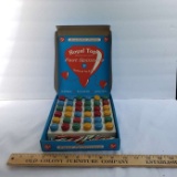 Vintage Complete Retail Display Box Royal Tops Fast Spinners, Miniature Tops