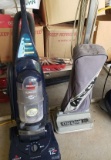 Lot of 2 Vacuum Cleaners, Oreck, Bissell Cleanview Bagless