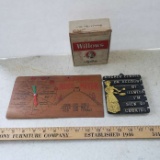 Mood Meter, Kitchen Closed, Vintage Willows Cigar Box