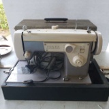 Vintage Sears Kenmore Sewing Machine In Carry Case