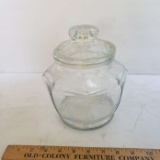 Vintage Hexagonal Apothecary Style Jar with Lid