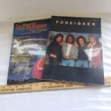 Foreigner and Ted Nugent Music Books