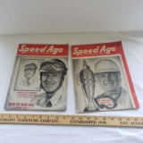 Lot of 2 1950’s Speed Age Magazines