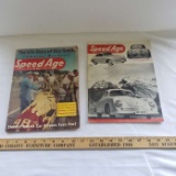 Lot of 2 1950’s Speed Age Magazines