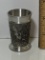 Pewter Shot Glass with Embossed Hunting & Wildlife Scene