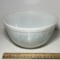 1-1/2 Qt Pyrex Bowl White with Turquoise Butter Print Pattern