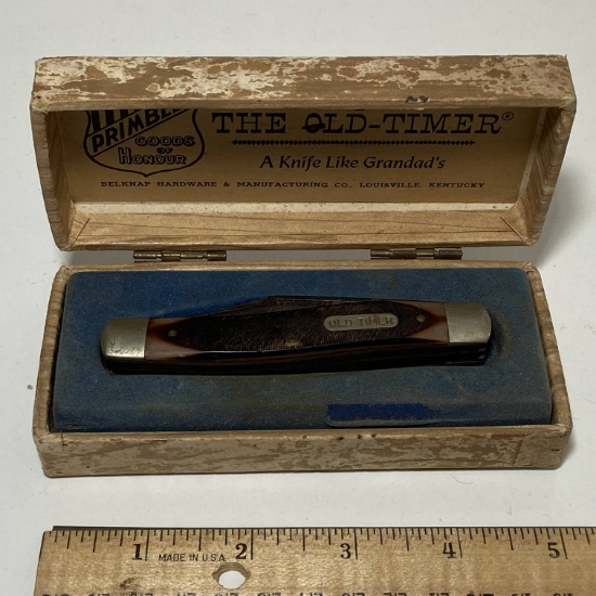 Old-Timer 3 Blade Pocket Knife with Box