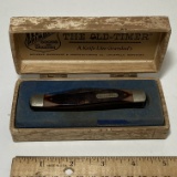 Old-Timer 3 Blade Pocket Knife with Box