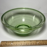 Small Vaseline Glass Mixing Bowl