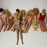 Lot of 1960’s Ken & Barbie Dolls