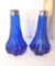 Cobalt Glass Salt and Pepper Shakers