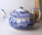 Vintage Spode Blue & White Italian Teapot