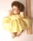 Porcelain Baby Doll with Yellow Dress