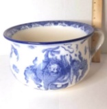 Royal Doulton Oyama Blue & White Chamber Pot