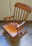 Children's Hard Wood Rocking Chair