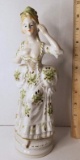 Porcelain Victorian Woman Figurine