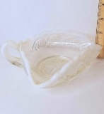 Vintage Opalescent Glass Nappy