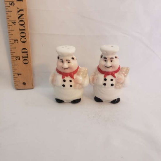 Fat Chef Salt and Pepper Shakers