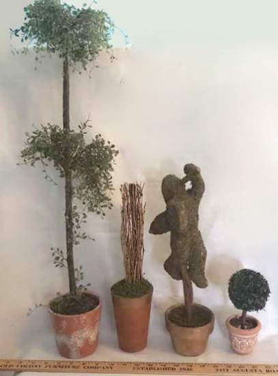 Lot of Assorted Topiaries