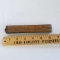 Antique Stanley Brass and Wood Folding Ruler