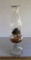 Antique Eagle Glass Oil Lamp