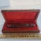 Vintage Red Deer 2 Blade Knife In Wood Box Made in Pakistan