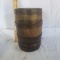 Small Vintage Wood Barrel