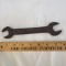 Vintage King Dick Double Open Ended Wrench 3/8-7/16